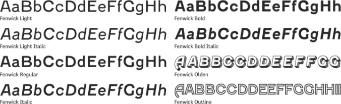 Fenwick Font Preview