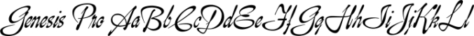 Genesis Pro Font Preview
