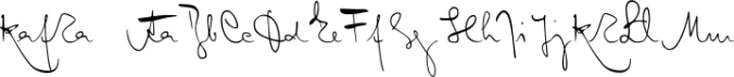 Kafka Font Preview