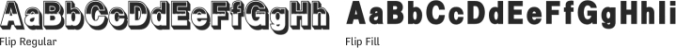 Flip Font Preview