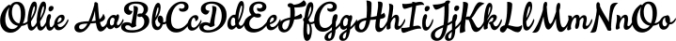 Ollie Font Preview