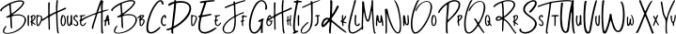 Bird House Font Preview