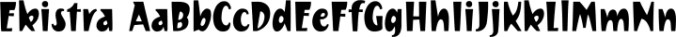 Ekistra Font Preview
