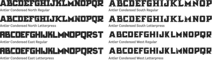 Antler Condensed Font Preview
