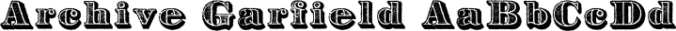 Archive Garfield Font Preview
