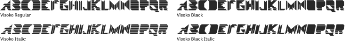 Visoko Font Preview