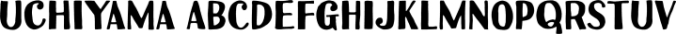 Uchiyama Font Preview