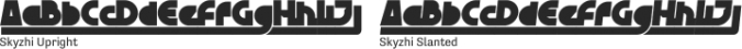 Skyzhi Font Preview