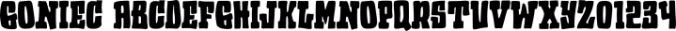 Goniec Font Preview