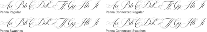 Penna Font Preview