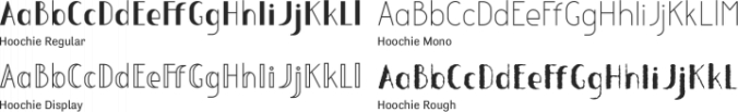 Hoochie Font Preview