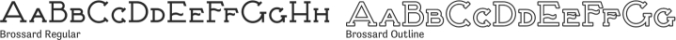 Brossard Font Preview