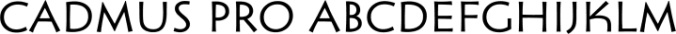 Cadmus Pro Font Preview
