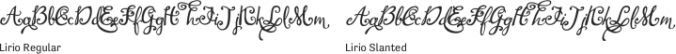 Lirio Font Preview