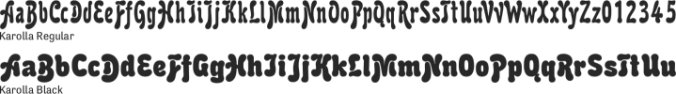 Karolla Font Preview