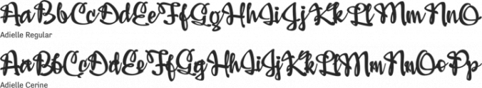 Adielle Font Preview
