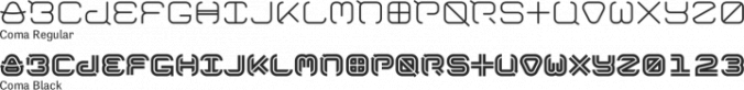 Coma Font Preview
