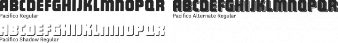 Pacifico Font Preview
