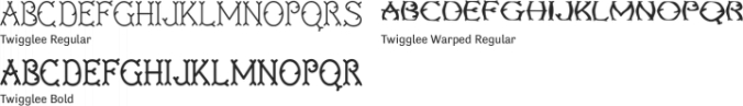 Twigglee Font Preview