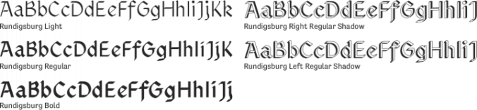 Rundigsburg Font Preview