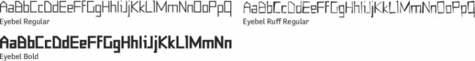 Eyebel Font Preview