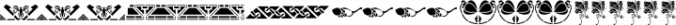 Antique Stencil Borders JNL Font Preview