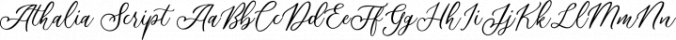 Athalia Font Preview