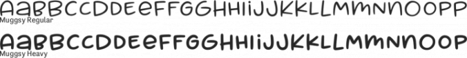 Muggsy Font Preview
