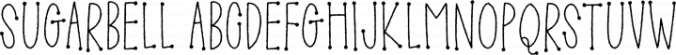 Sugarbell Font Preview