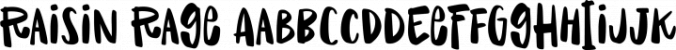 Raisin Rage Font Preview