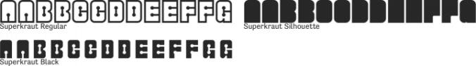 Superkraut Font Preview