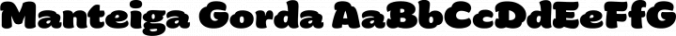 Manteiga Font Preview