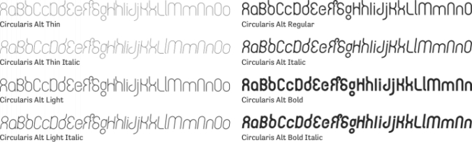 Circularis Alt Font Preview