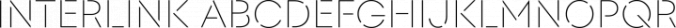Interlink Font Preview