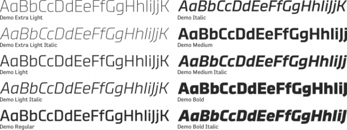 Demo Font Preview