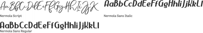 Nermola Scripcy Font Font Preview