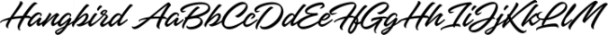 Hangbird Font Preview