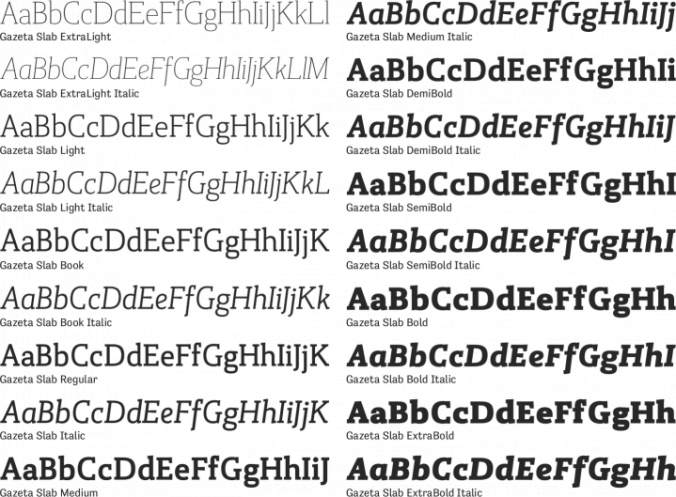 Lisboa Slab Font Preview