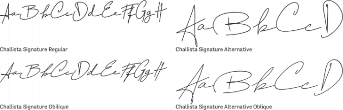 Challista Signature Font Preview