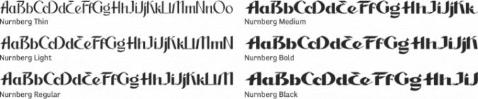 Nurnberg Font Preview