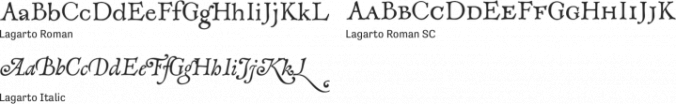 Lagarto Font Preview