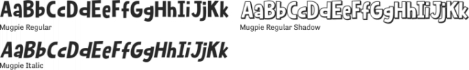 Mugpie Font Preview