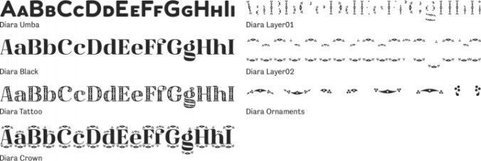 Diara Font Preview