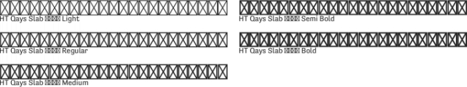 HT Qays Slab Font Preview