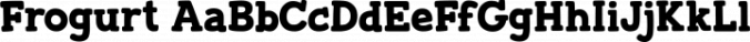 Frogurt Font Preview