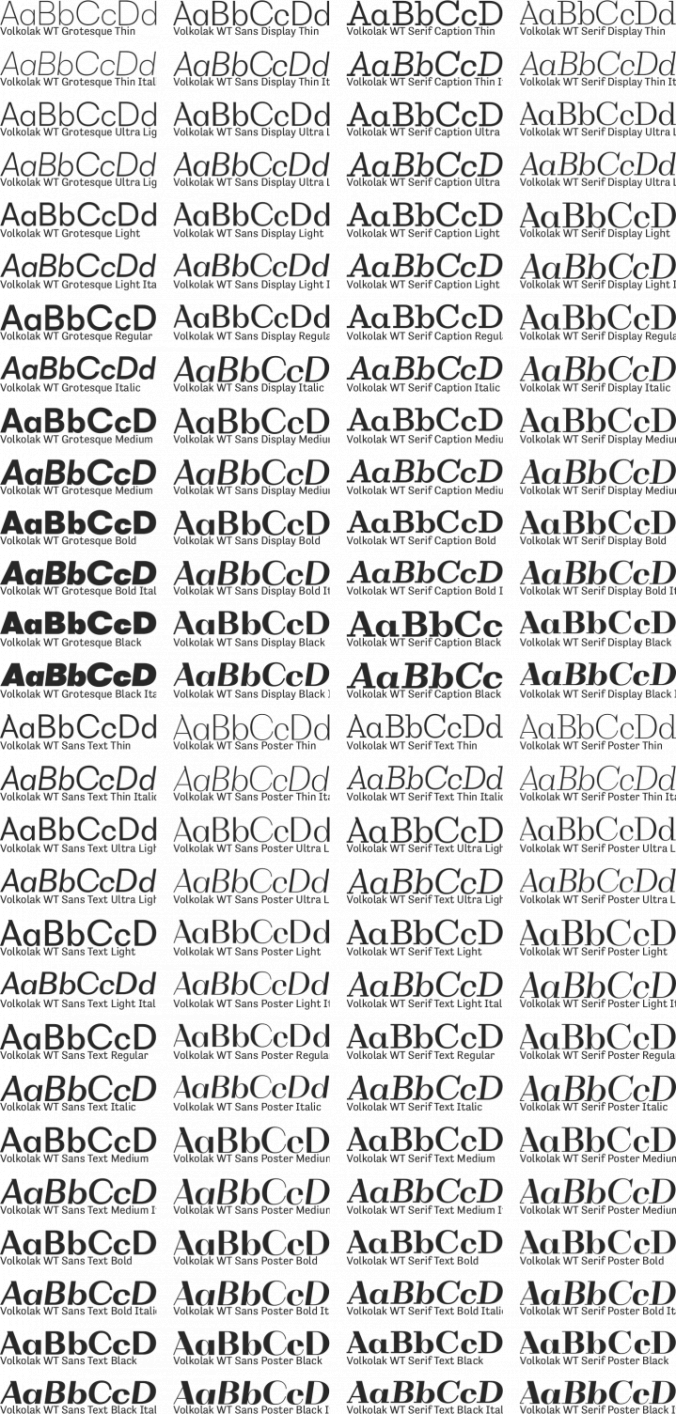 Volkolak Font Preview
