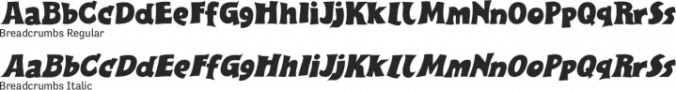 Breadcrumbs Font Preview
