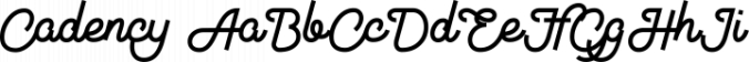 Cadency Font Preview