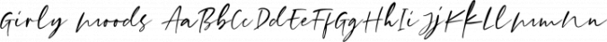 Girly Moods Font Preview