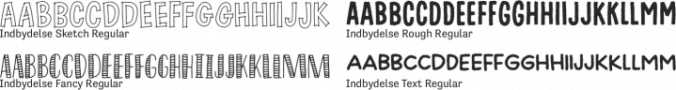 Indbydelse Font Preview